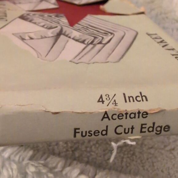 60s Vintage Macy's Satin Blanket Binding NIP‎ MCM - Picture 5 of 8